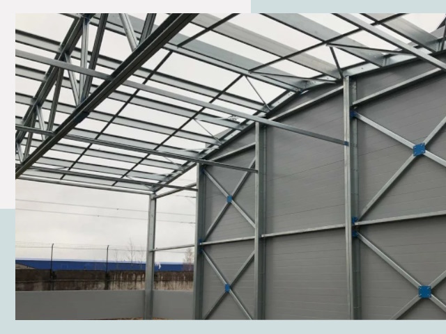 Каркасные ангары от СтальСтрой-Блк по цене от 611 руб.