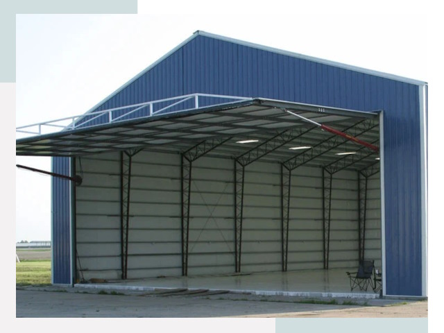 Прямо стенные ангары в Балаково