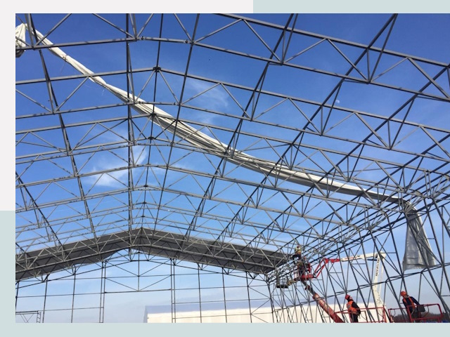 Шатровые ангары от 611 руб. в Балаково и Саратовской области