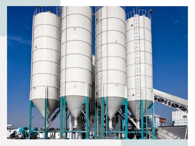 Строительство цементных силосов в Балаково