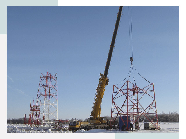 Монтаж вышек связи в Балаково