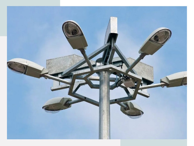 Монтаж осветительных мачт в Балаково