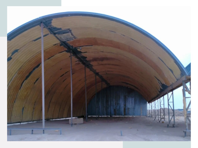 Реконструкция ангаров в Балаково